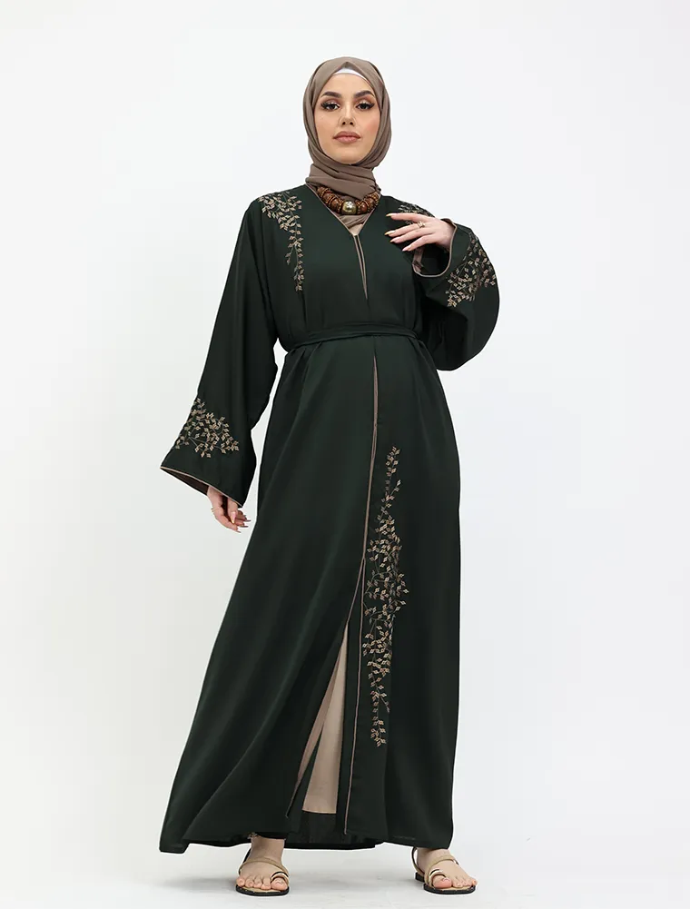 Green Huraira Abaya